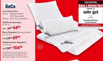 Matratzen Concord Beco serie active duo Angebot