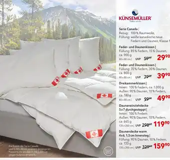 Matratzen Concord Künsemüller serie canada Angebot
