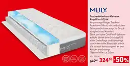 Matratzen Concord Mlily taschenfederkern-matratze royal plus h3 | h4 Angebot