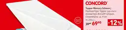 Matratzen Concord Concord topper memory schaum Angebot