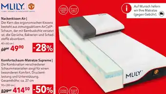 Matratzen Concord Mlily nackenkissen air Angebot