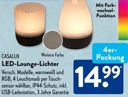 Aldi Süd CASALUX LED-Lounge-Lichter Angebot