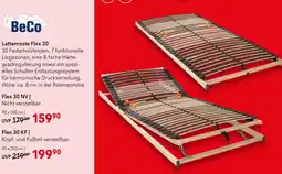 Matratzen Concord Beco lattenroste flex 30 Angebot