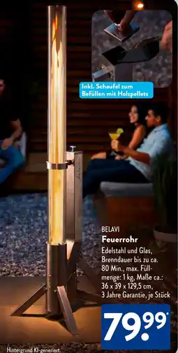 Aldi Süd BELAVI Feuerrohr Angebot