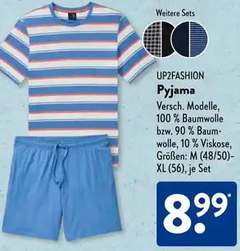 Aldi Süd UP2FASHION Pyjama Angebot
