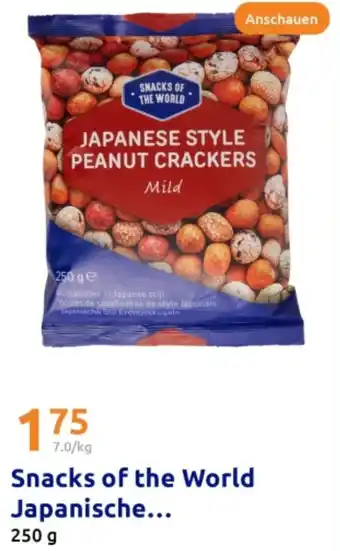 Action Snacks of the World JAPANESE STYLE PEANUT CRACKERS Angebot