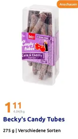 Action Becky's Candy Tubes Angebot