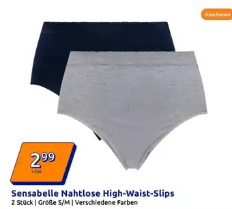 Action Sensabelle Nahtlose High-Waist-Slips Angebot