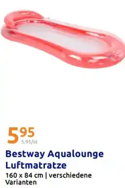 Action Bestway Aqualounge Luftmatratze Angebot