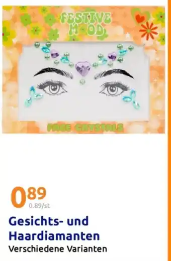 Action Gesichts- und Haardiamanten Angebot