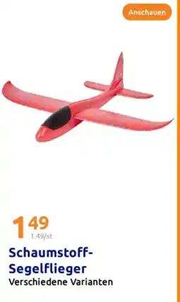 Action Schaumstoff- Segelflieger Angebot