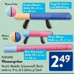 Aldi Süd PLAYLAND Wasserspritze Angebot