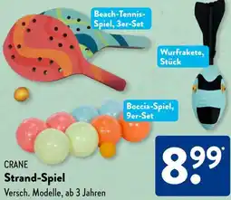 Aldi Süd CRANE Strand-Spiel Angebot
