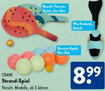Aldi Süd CRANE Strand-Spiel Angebot