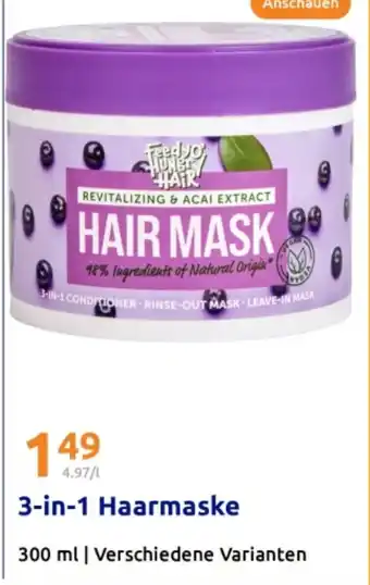 Action 3-in-1 Haarmaske Angebot