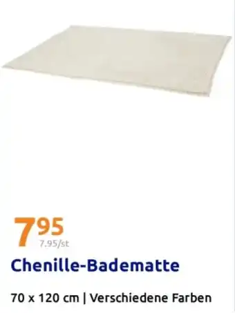 Action Chenille-Badematte Angebot