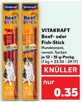 Kaufland VITAKRAFT Beef- oder Fish-Stick Angebot
