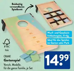 Aldi Süd CRANE Gartenspiel Angebot