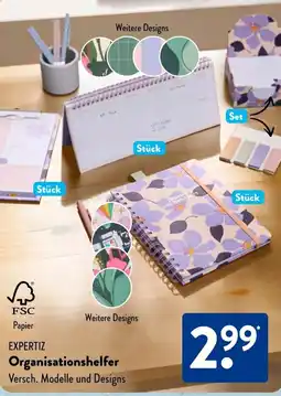 Aldi Süd EXPERTIZ Organisationshelfer Angebot