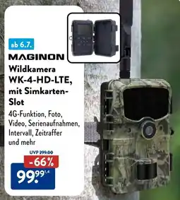 Aldi Süd MAGINON Wildkamera WK-4-HD-LTE, mit Simkarten Slot Angebot