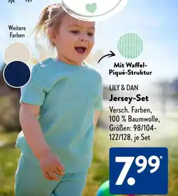 Aldi Süd LILY & DAN Jersey-Set Angebot