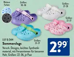 Aldi Süd LILY & DAN Sommerclogs Angebot
