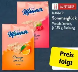 Aldi Süd MANNER Sommerglück Angebot