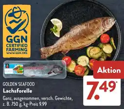 Aldi Süd GOLDEN SEAFOOD Lachsforelle Angebot