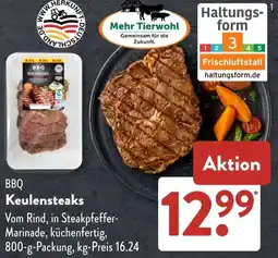 Aldi Süd BBQ Keulensteaks Angebot