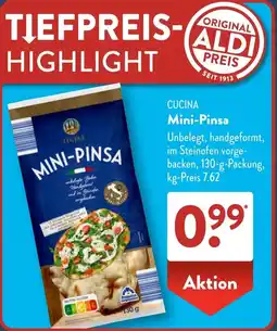 Aldi Süd CUCINA Mini-Pinsa Angebot