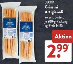 Aldi Süd CUCINA Grissini Artigianali Angebot