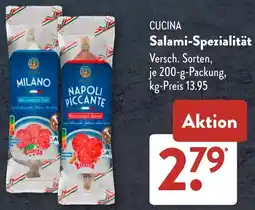 Aldi Süd CUCINA Salami-Spezialität Angebot