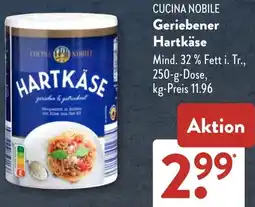 Aldi Süd CUCINA NOBILE Geriebener Hartkäse Angebot