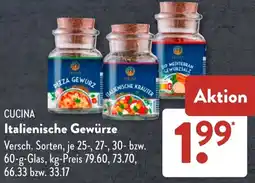 Aldi Süd CUCINA Italienische Gewürze Angebot