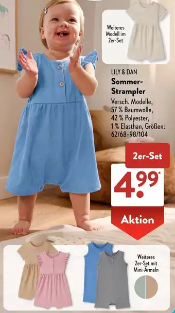 Aldi Süd LILY & DAN Sommer Strampler Angebot