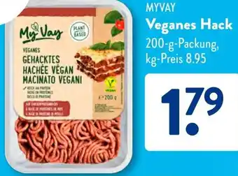 Aldi Süd MYVAY Veganes Hack Angebot