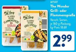 Aldi Süd MYVAY The Wonder Grill- oder Flammenspieẞe Angebot