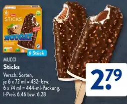 Aldi Süd MUCCI Sticks Angebot