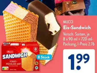 Aldi Süd MUCCI Eis-Sandwich Angebot