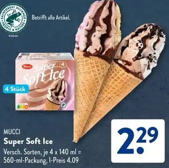 Aldi Süd MUCCI Super Soft Ice Angebot