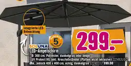Hornbach SOLUNA LED-Ampelschirm Angebot