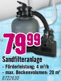 Hornbach Sandfilteranlage Angebot