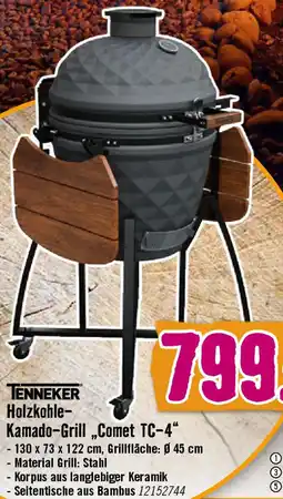 Hornbach TENNEKER Holzkohle Kamado-Grill ,,Comet TC-4" Angebot