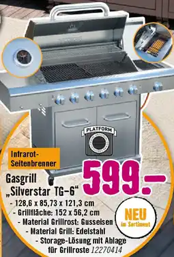 Hornbach Gasgrill ,,Silverstar TG-6" Angebot