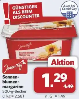 Combi Jeden Tag Sonnenblumen Margarine Angebot