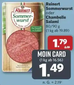 Combi Reinert Sommerwurst oder Chambelle Salami Angebot