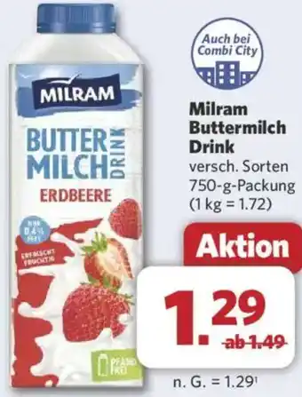 Combi Milram Buttermilch Drink Angebot