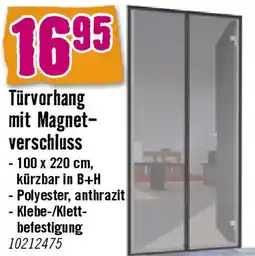 Hornbach Türvorhang mit Magnetverschluss Angebot
