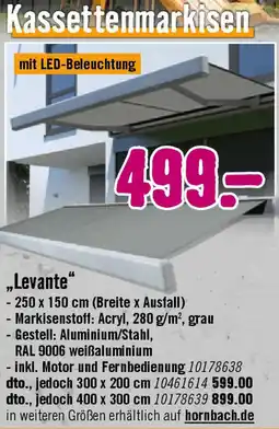 Hornbach Kassettenmarkisen „Levante" Angebot