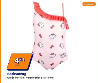 Action Hello kitty badeanzug Angebot
